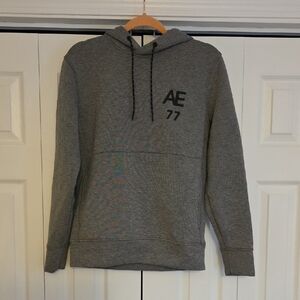American Eagle Outfitters Gray Hoodie with Logo
